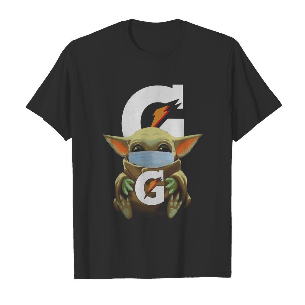 Baby Yoda Mask Hug Gatorade  Classic Men's T-shirt