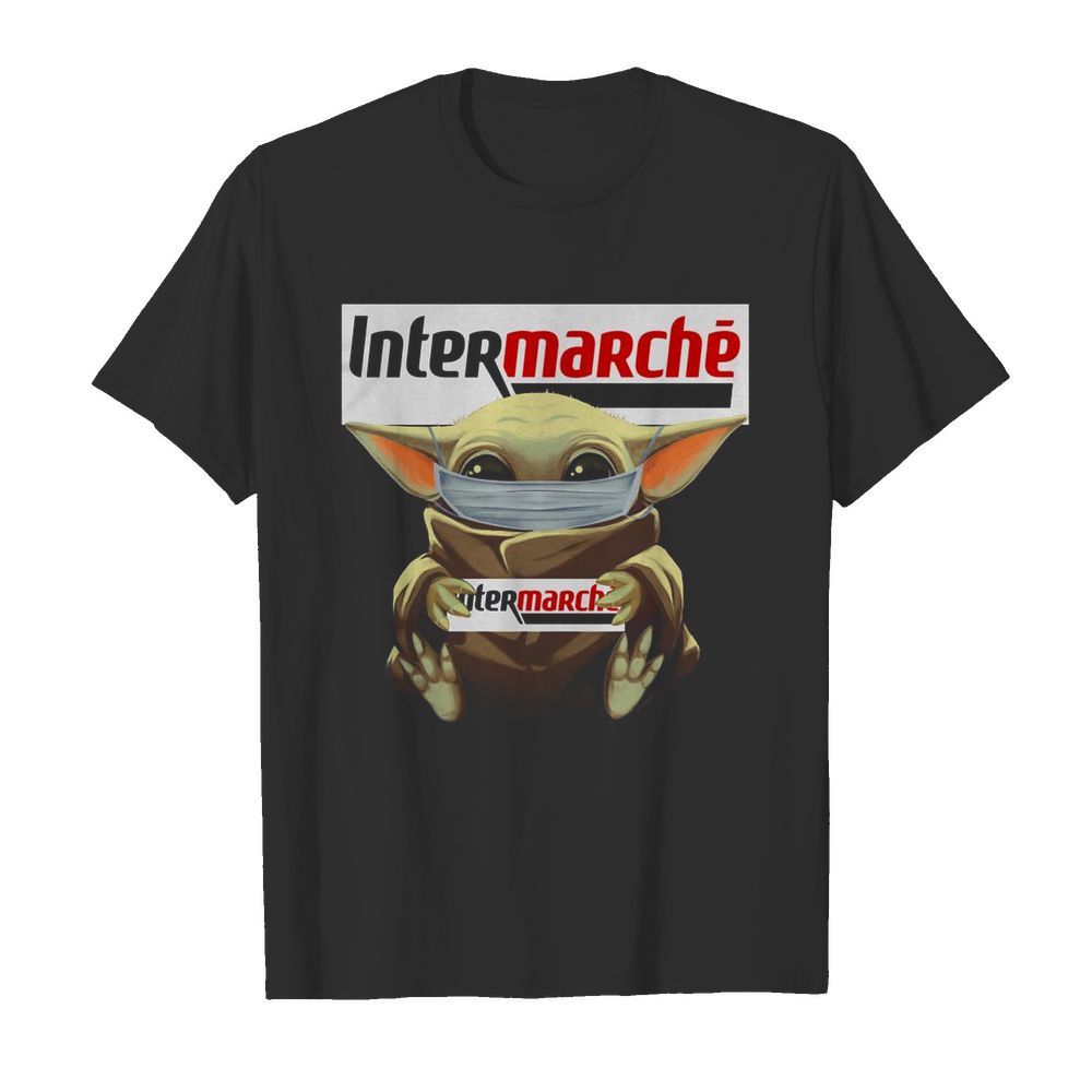 Baby Yoda Mask Hug Intermarche shirt