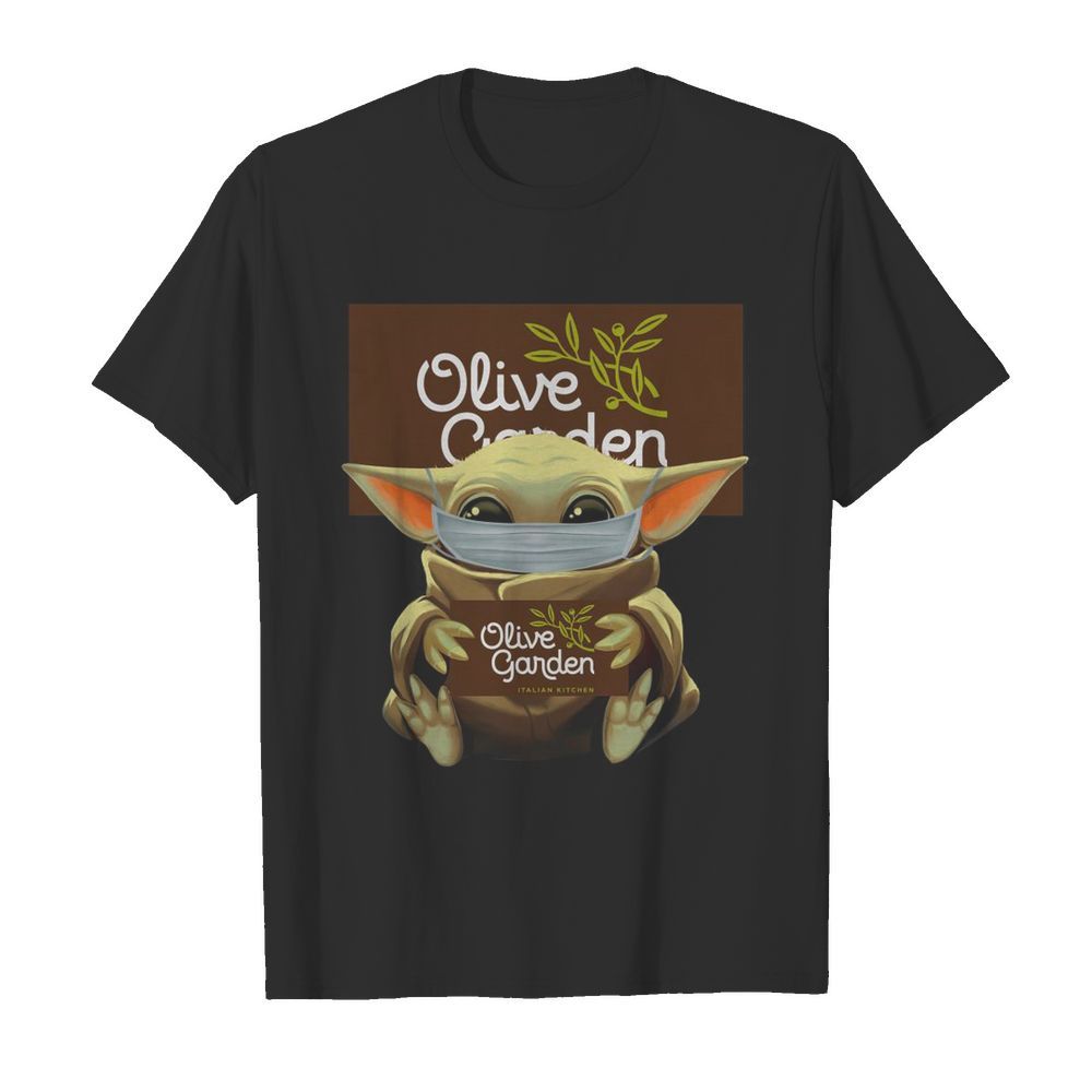 Baby Yoda Mask Hug Olive Garden shirt