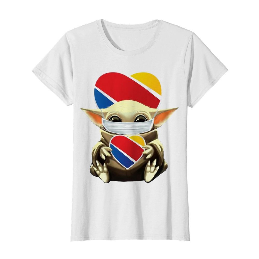 Baby Yoda Mask Hug Southwest Airlines  Classic Women's T-shirt