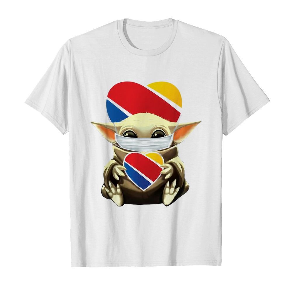 Baby Yoda Mask Hug Southwest Airlines  Classic Men's T-shirt