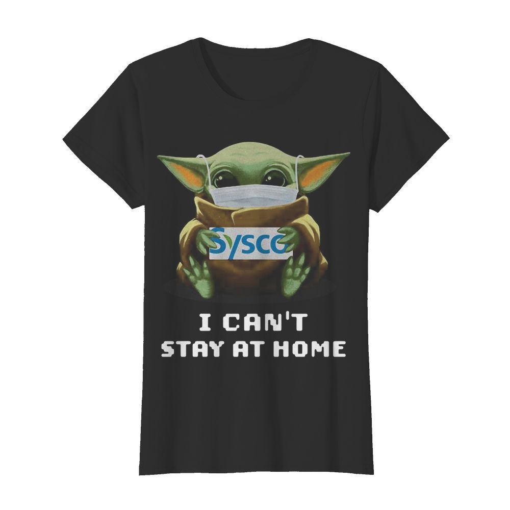 Baby Yoda mask hug Sysco  Classic Women's T-shirt