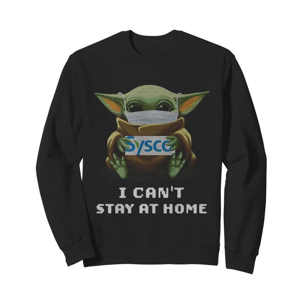 Baby Yoda mask hug Sysco  Unisex Sweatshirt