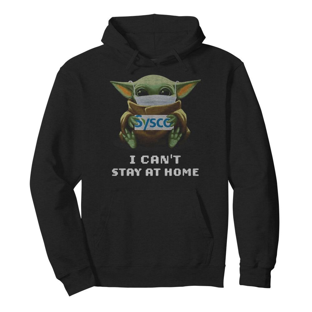 Baby Yoda mask hug Sysco  Unisex Hoodie