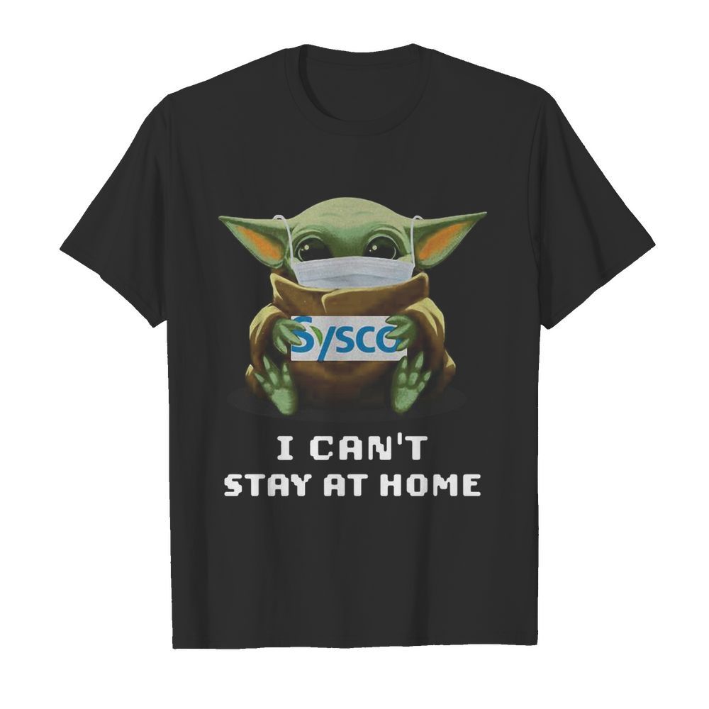 Baby Yoda mask hug Sysco  Classic Men's T-shirt