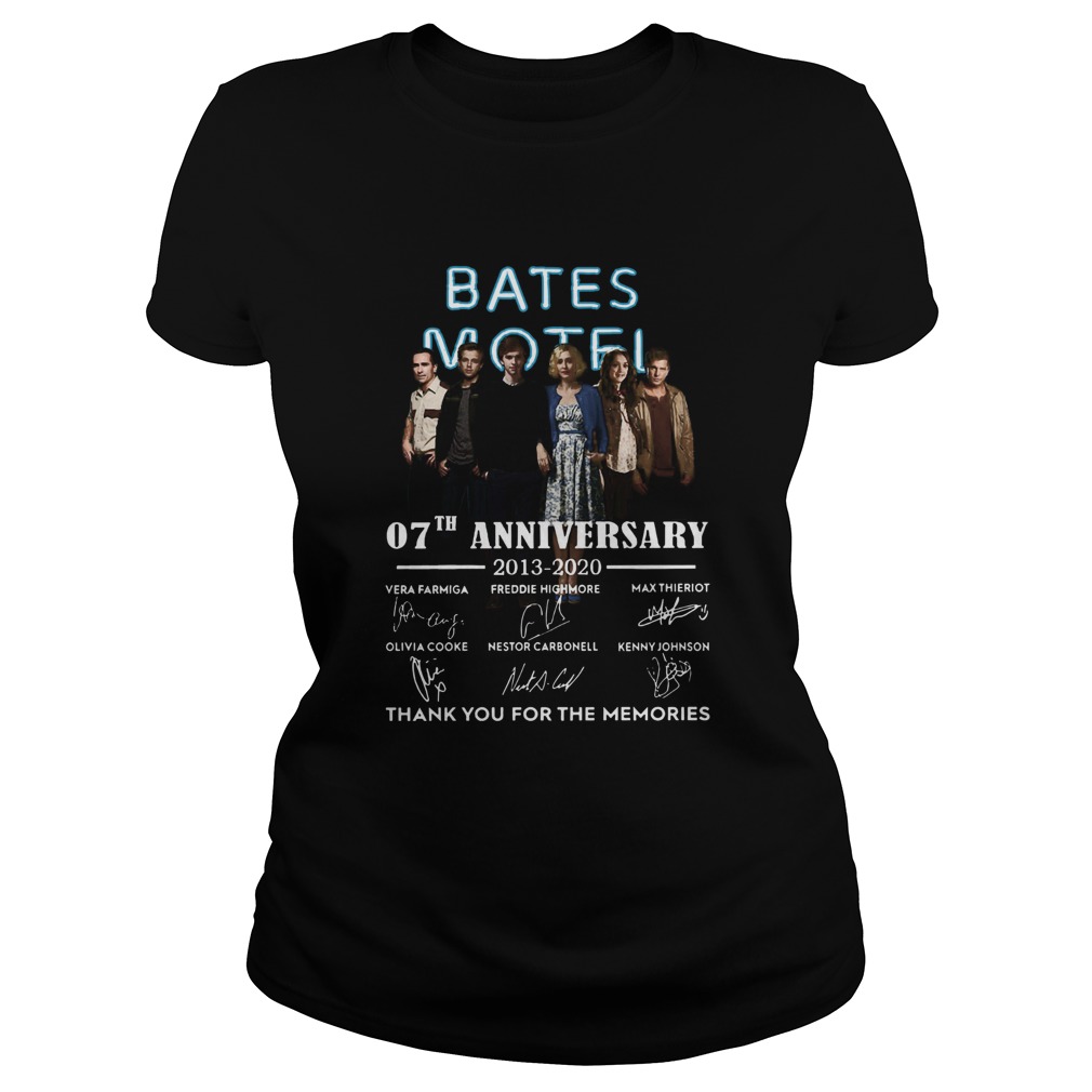 Bates Motel 07th Anniversary 20132020 Signatures Thank You For The Memories  Classic Ladies