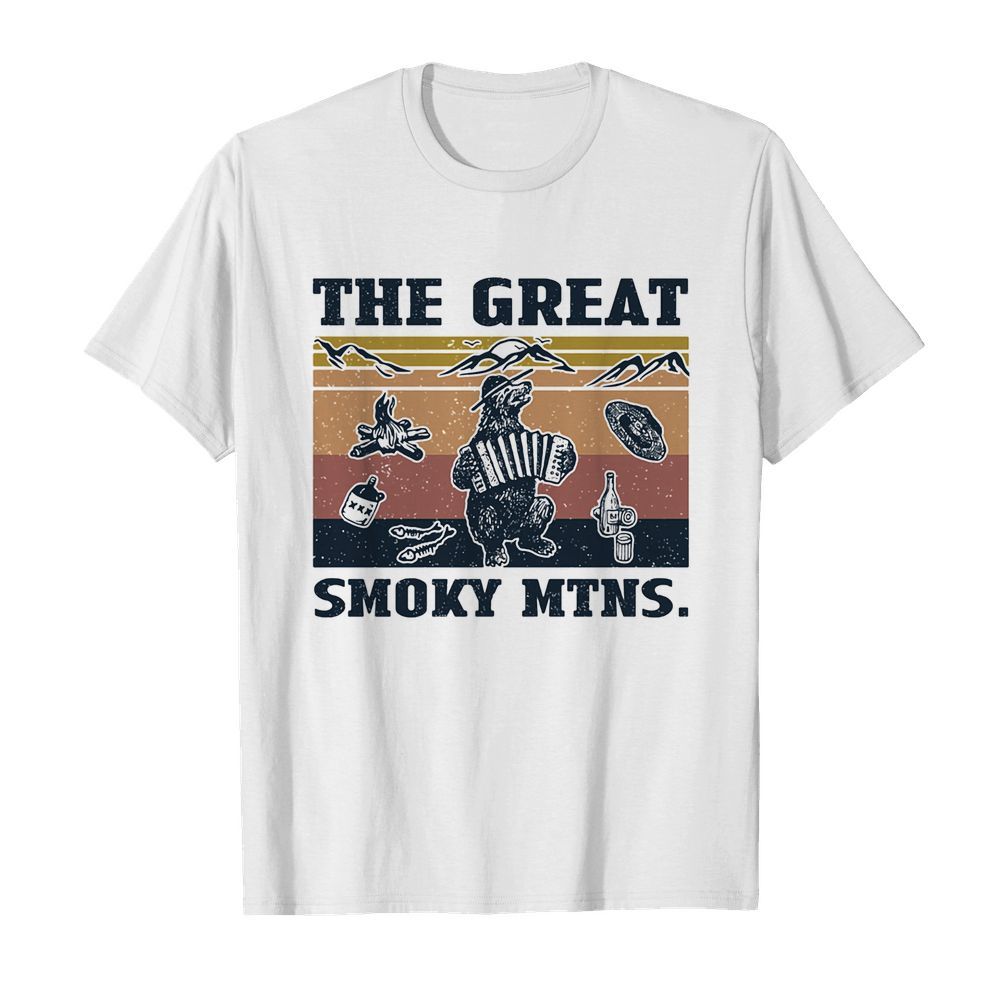 Bear the great smoky mtns vintage shirt