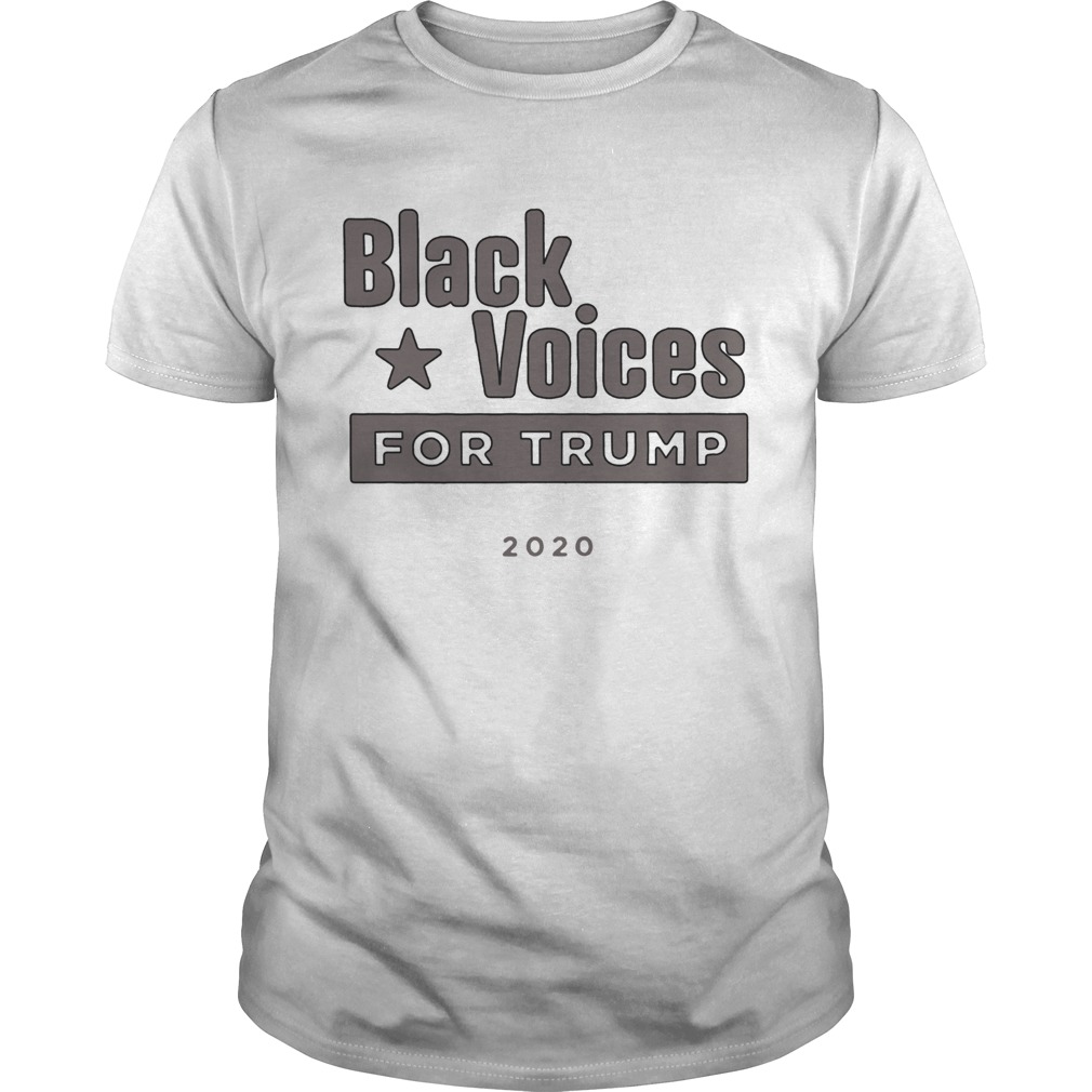 Black Voices for Donald Trump 2020 shirt