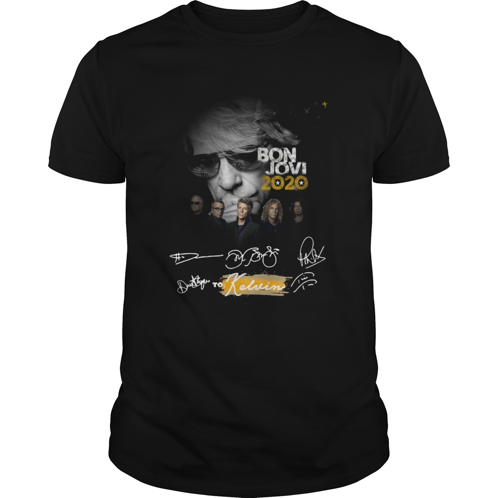 Bon Jovi 2020 Signature To Kelvin shirt