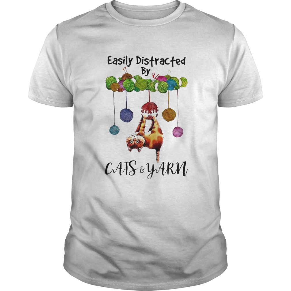 Cats And Yarn Easily Distracted  Unisex