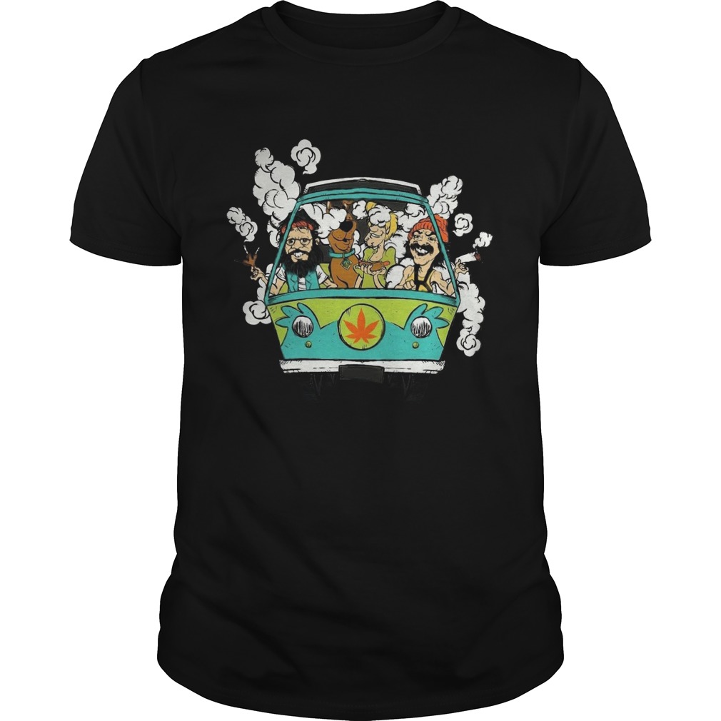 Cheech And Chong With Scooby Doo Smoke shirt