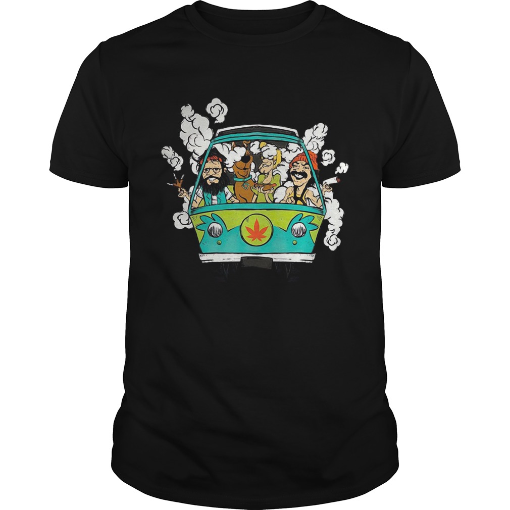 Cheech And Chong With Scooby Smoke shirt