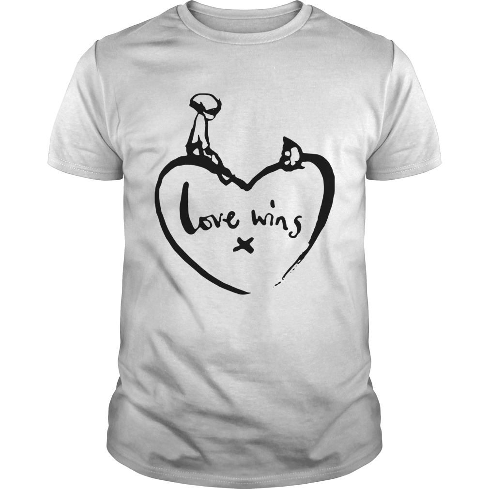 Comic Relief Love Wins shirt