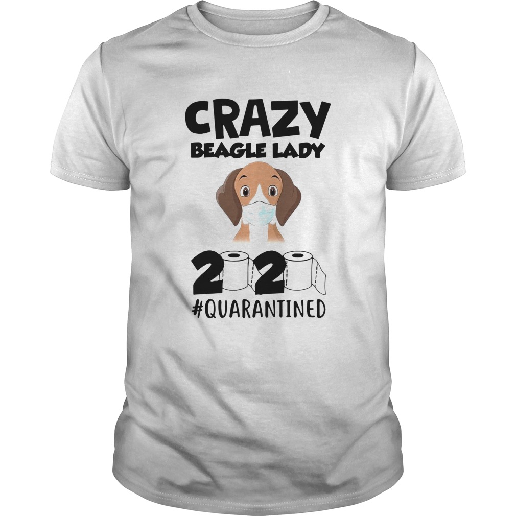 Crazy Beagle Lady 2020 shirt