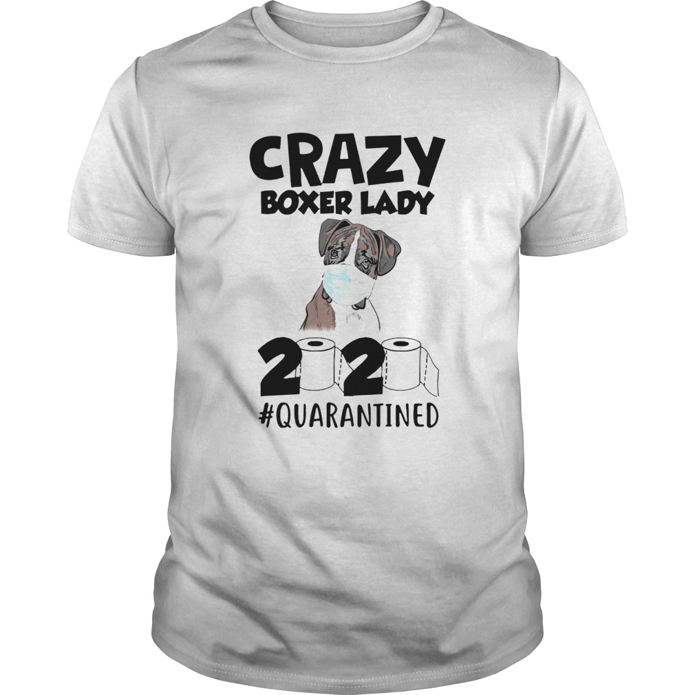 Crazy Boxer Lady 2020 shirt