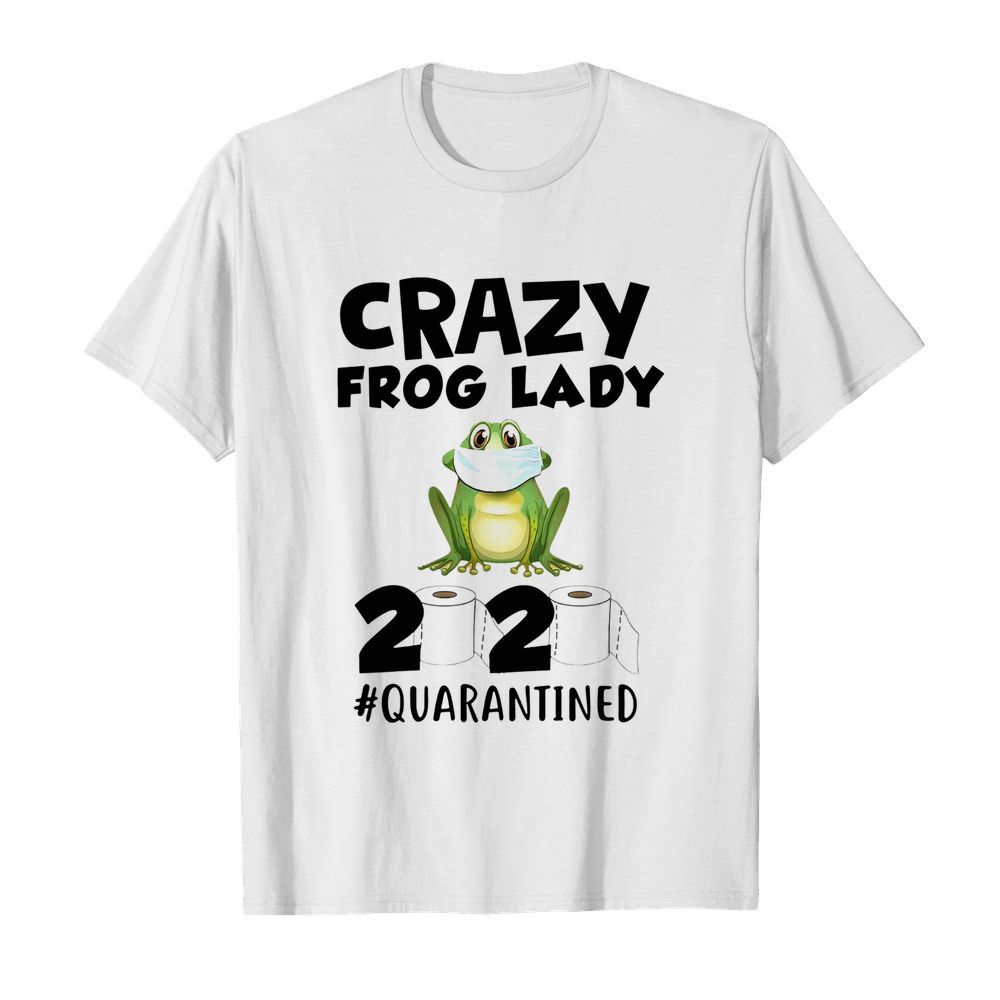 Crazy Frog Lady 2020 Isolated Toilet Paper Mask shirt