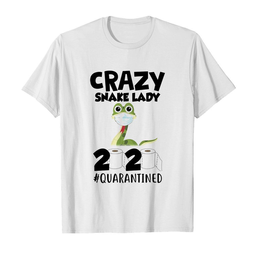 Crazy Snake Lady 2020 Isolated Toilet Paper Mask shirt