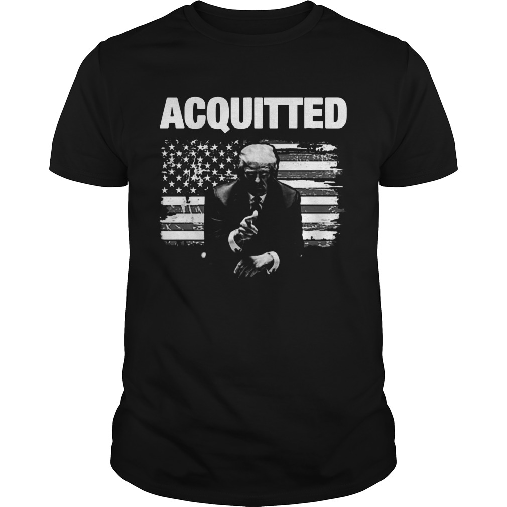 Donald Trump Acquitted America Flag  Unisex