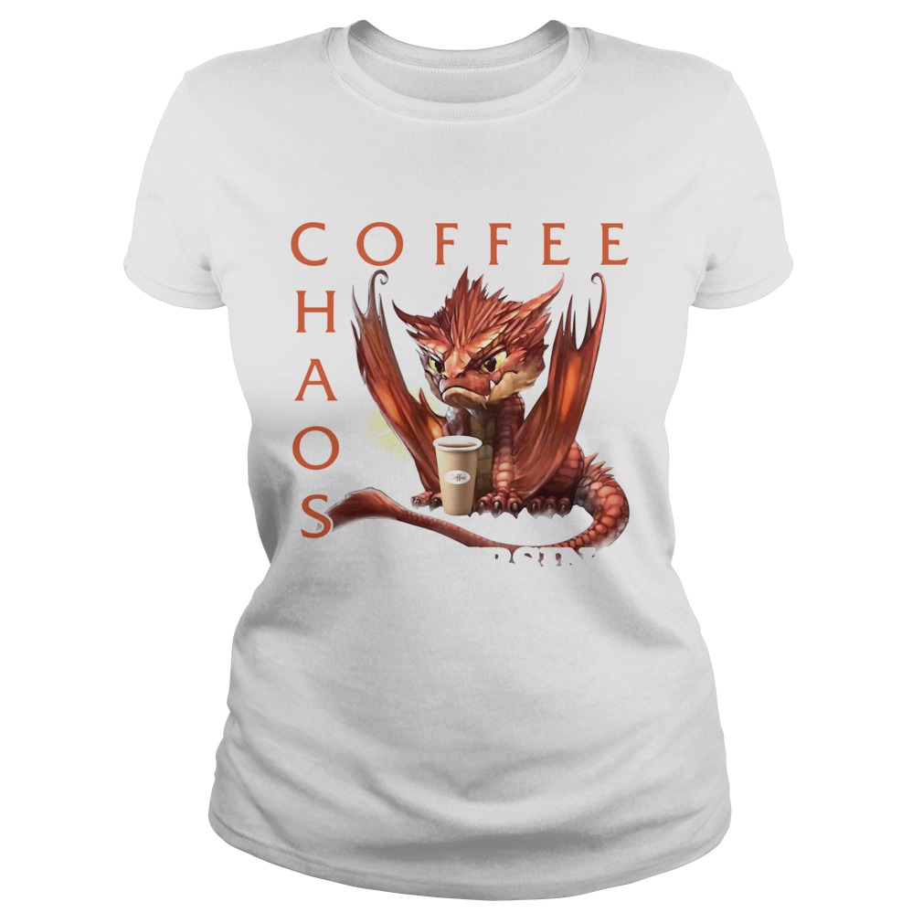 Dragon Running On Coffee Chaos And Cursing  Classic Ladies