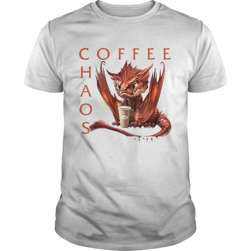 Dragon Running On Coffee Chaos And Cursing  Unisex