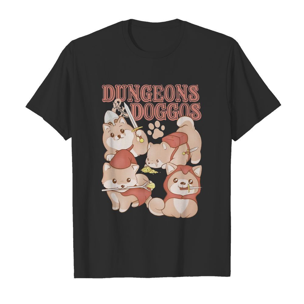 Dungeons and Doggos paw shirt