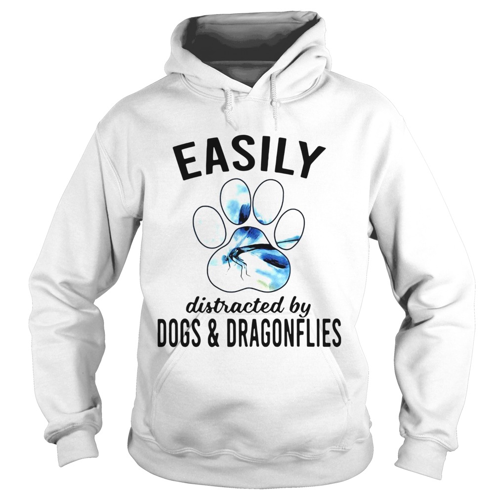 Easily Distracted By Dogs And Dragonflies  Hoodie