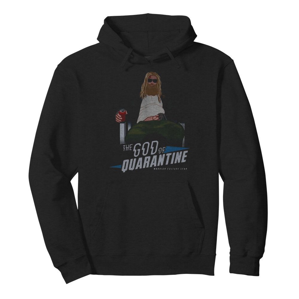 Fat Thor The God Of Quarantine Warrior Culture Gear  Unisex Hoodie