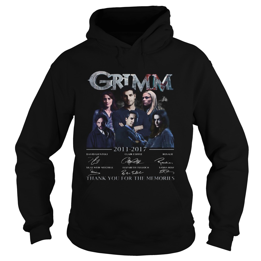 Grimm 2011 2017 signature thank you for the memories  Hoodie