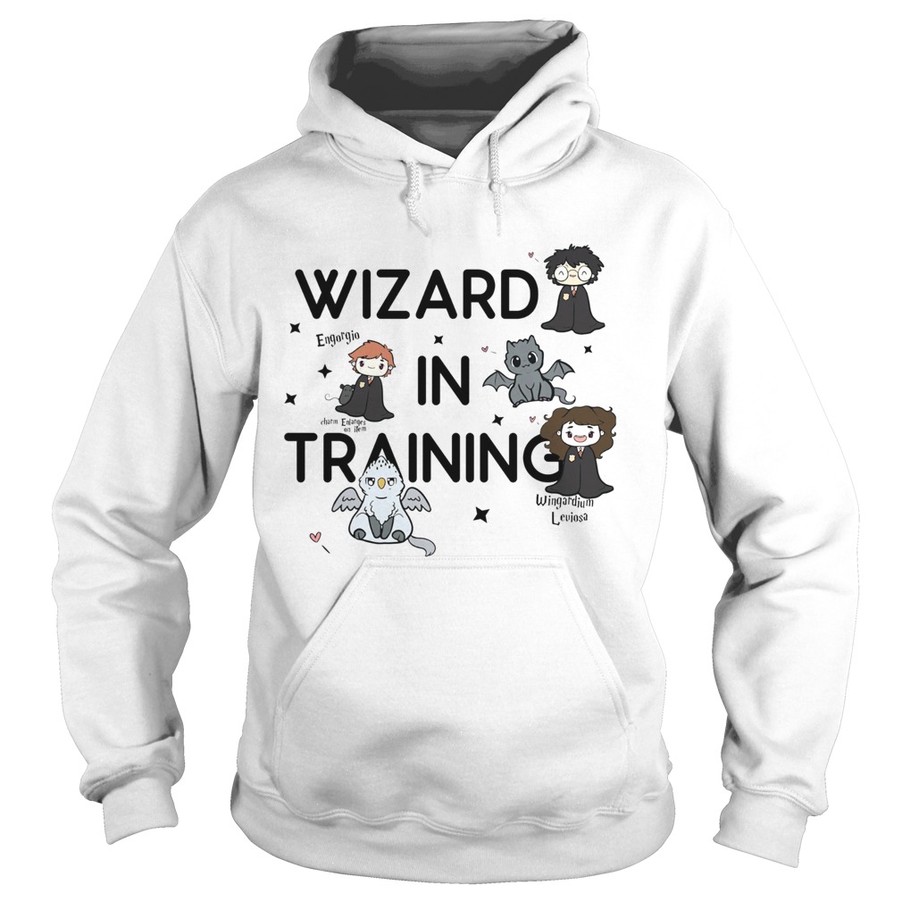 Harry Potter wizard in training engorgio charm enlanges on item wingardium leviosa  Hoodie