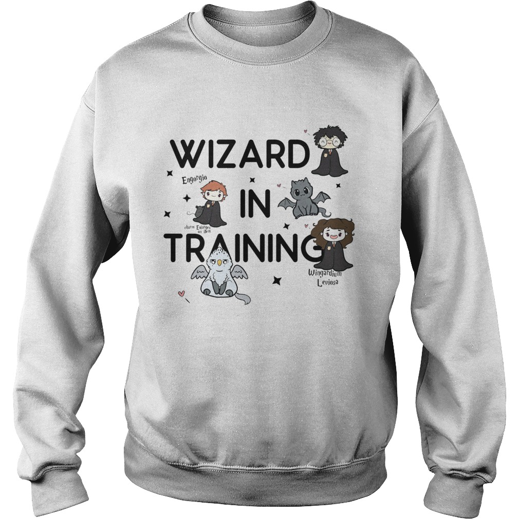 Harry Potter wizard in training engorgio charm enlanges on item wingardium leviosa  Sweatshirt