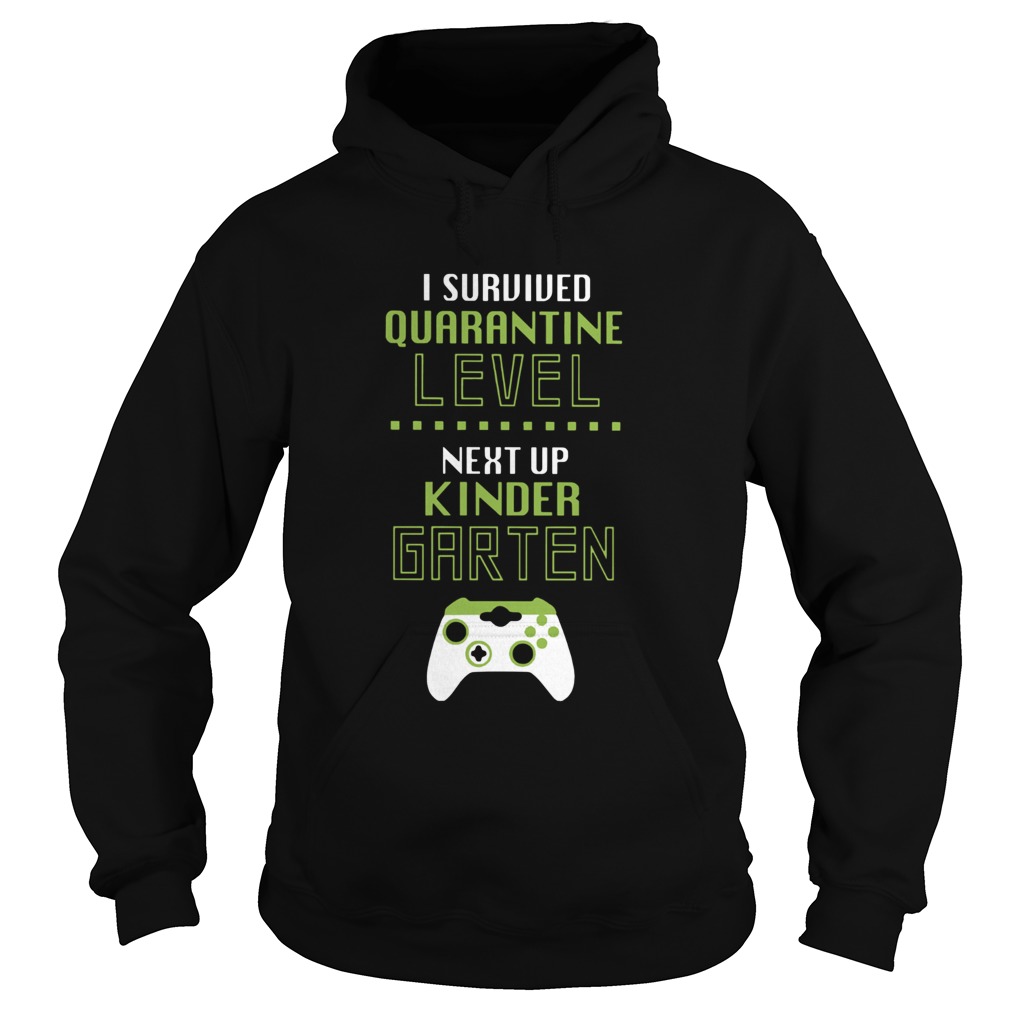 I Survived Quarantine Level Next Up Kinder Garten  Hoodie