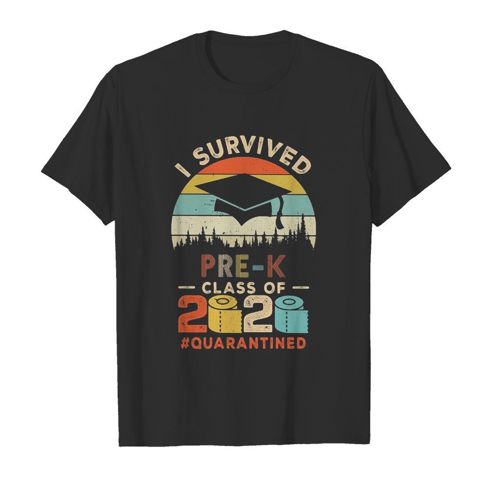 I survived Pre-K class of 2020 quarantined toilet paper shirt