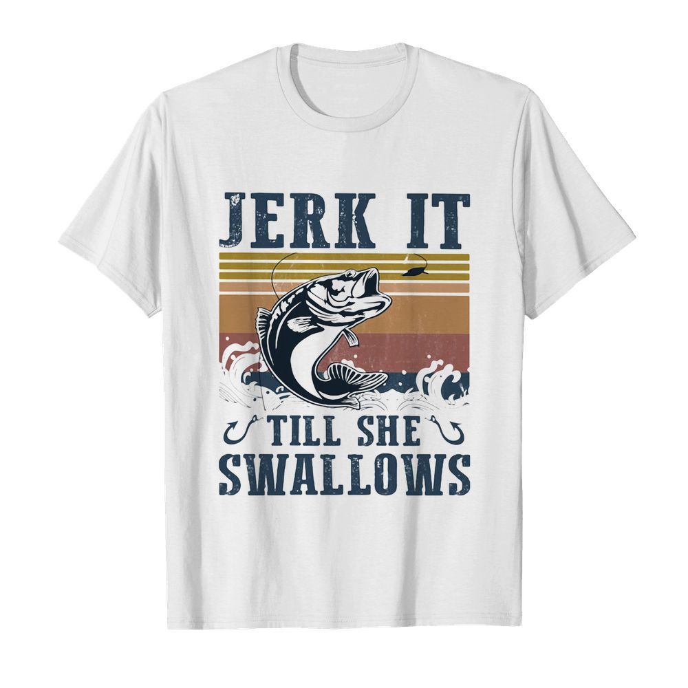 Jerk it till she swallows fish vintage  Classic Men's T-shirt