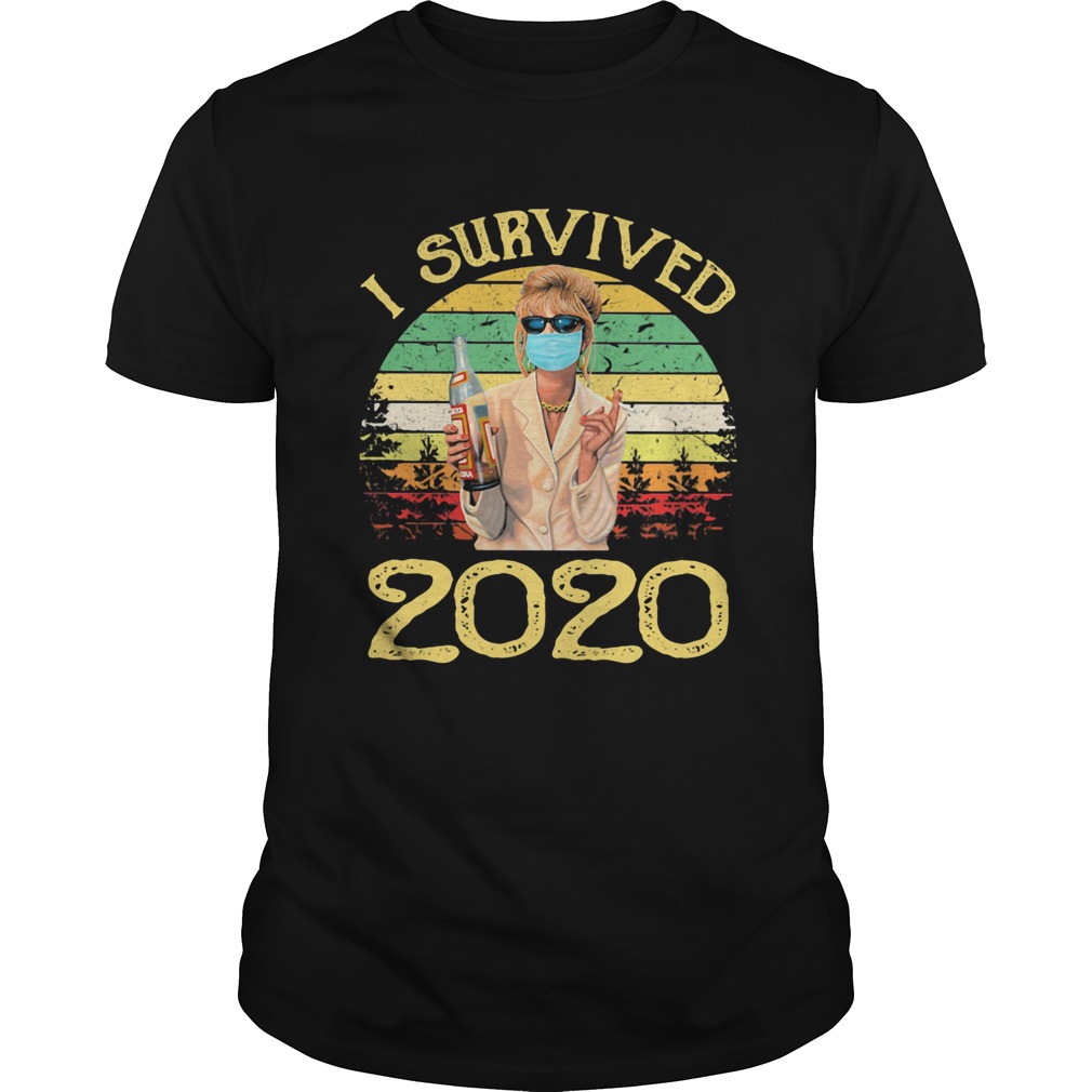 Joanna lumley as patsy stone i survived 2020 vintage shirt