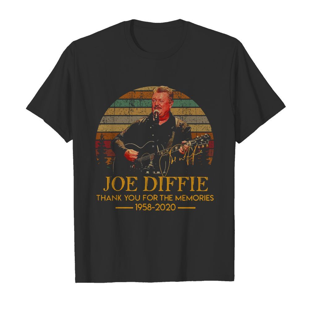 Joe Diffie Thank You For The Memories 1958 2020 Vintage shirt