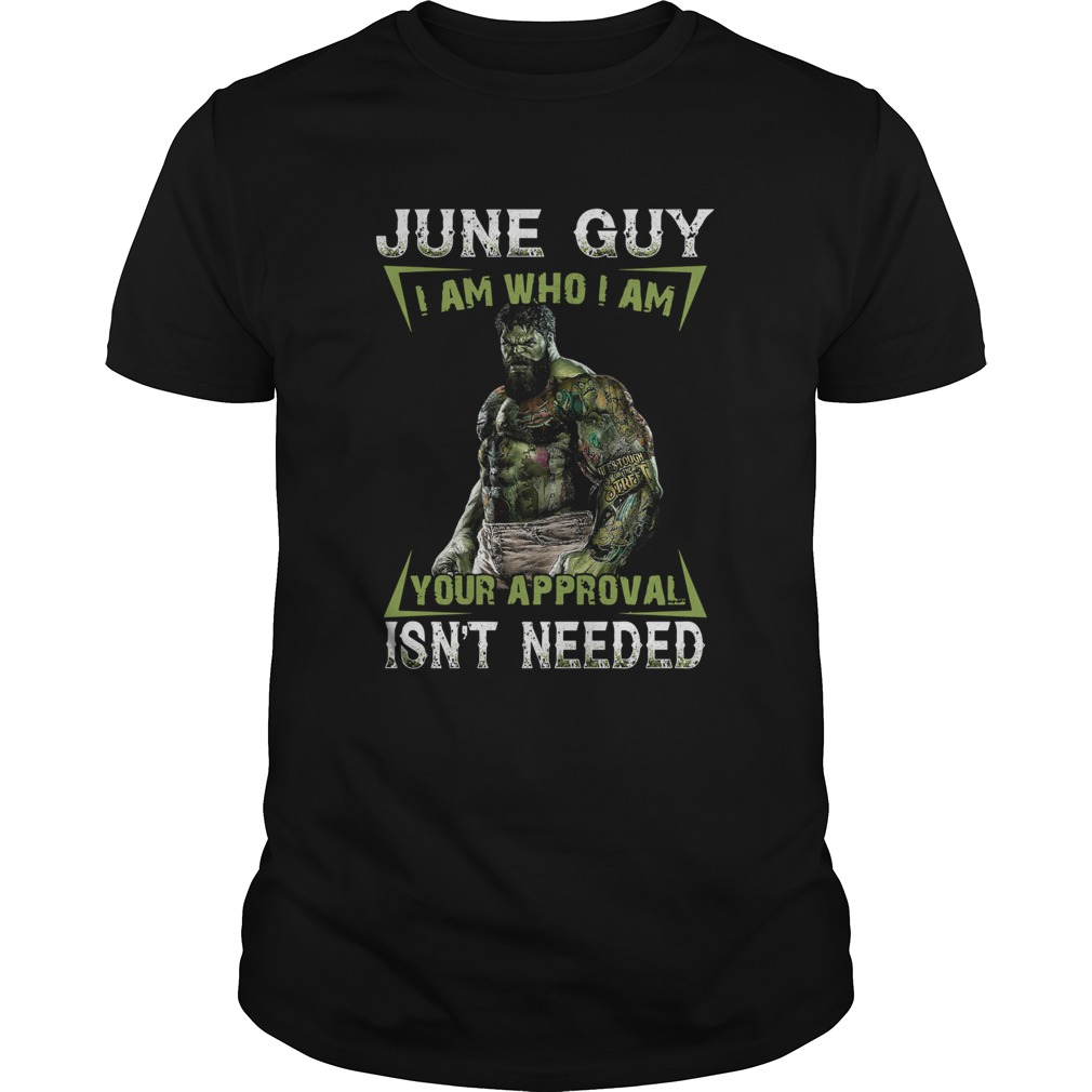 June Guy I Am Who I Am Your Approval Isnt Needed shirt