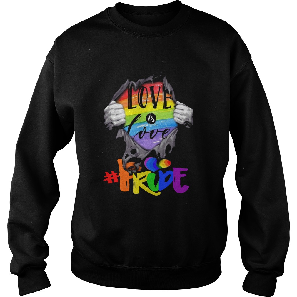 Lgbt Love Is Love  Sweatshirt