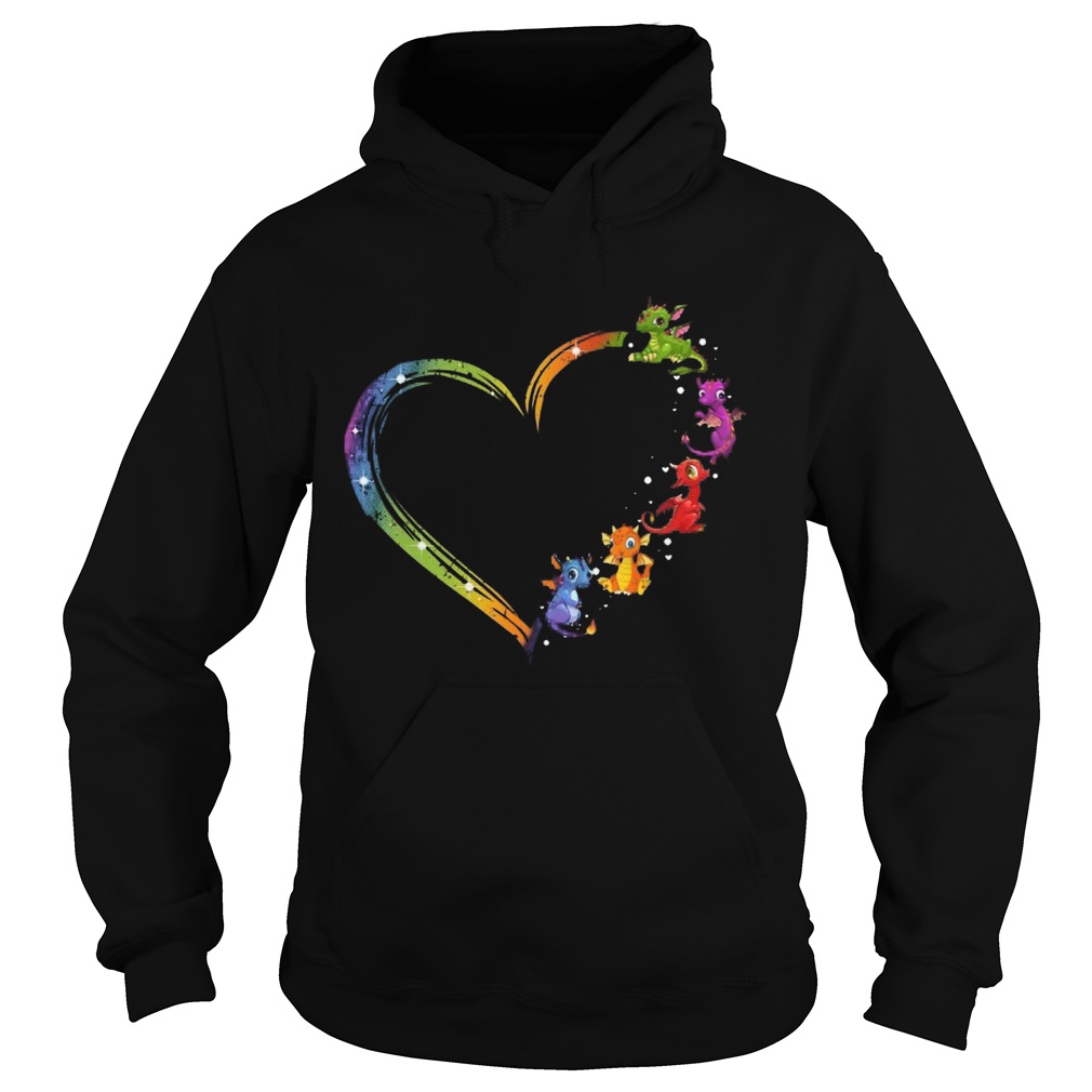 Love Dragons Heart  Hoodie