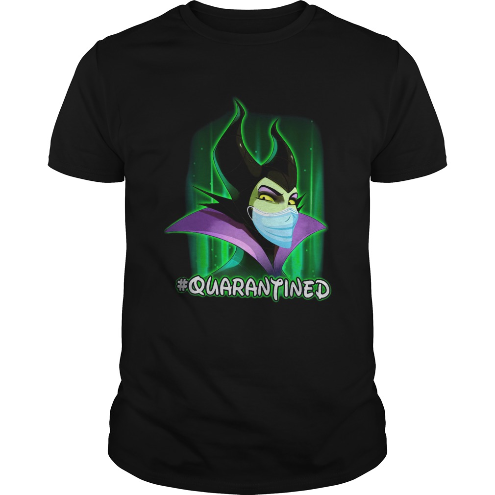 Maleficent face mask quarantined shirt