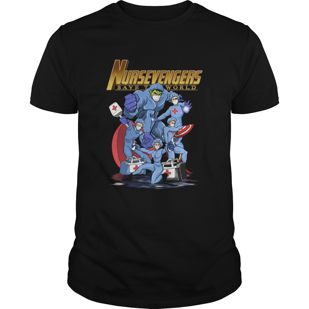 Marvel Avengers Nursevebgers Save The World Quarantine shirt