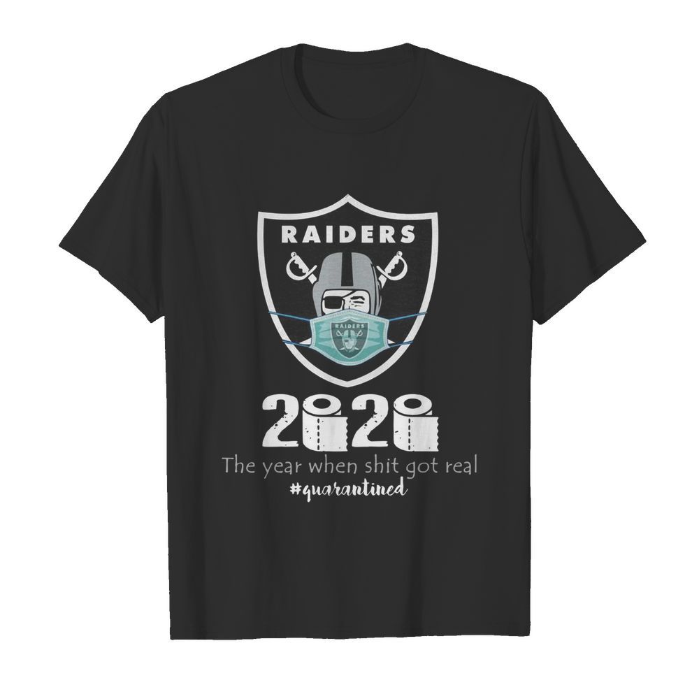 Mask Raiders 2020 The Year When Shit Got Real shirt