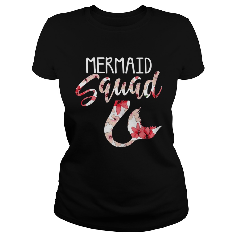 Mermaid Squad Mermaid Birthday For Girls Party  Classic Ladies