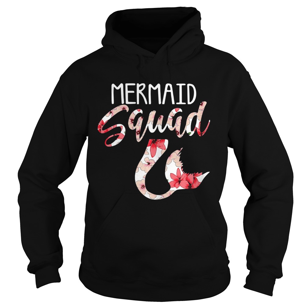 Mermaid Squad Mermaid Birthday For Girls Party  Hoodie