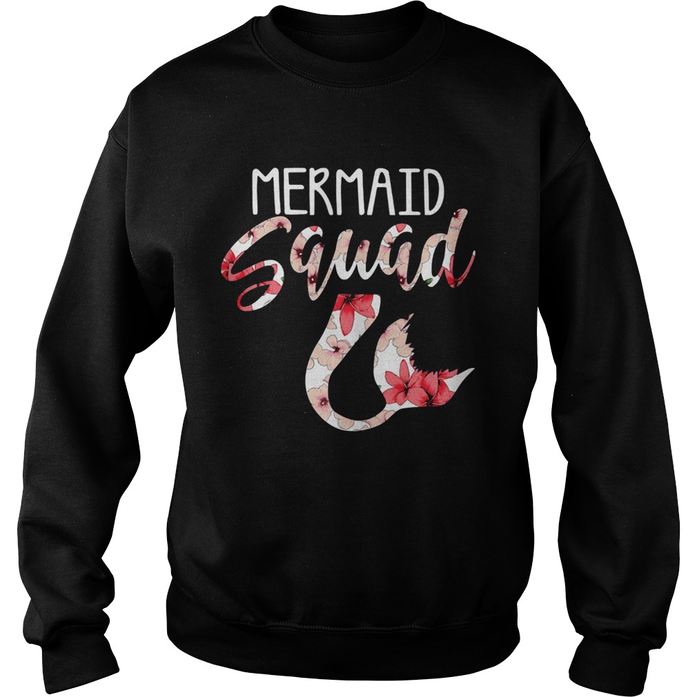 Mermaid Squad Mermaid Birthday For Girls Party  Sweatshirt