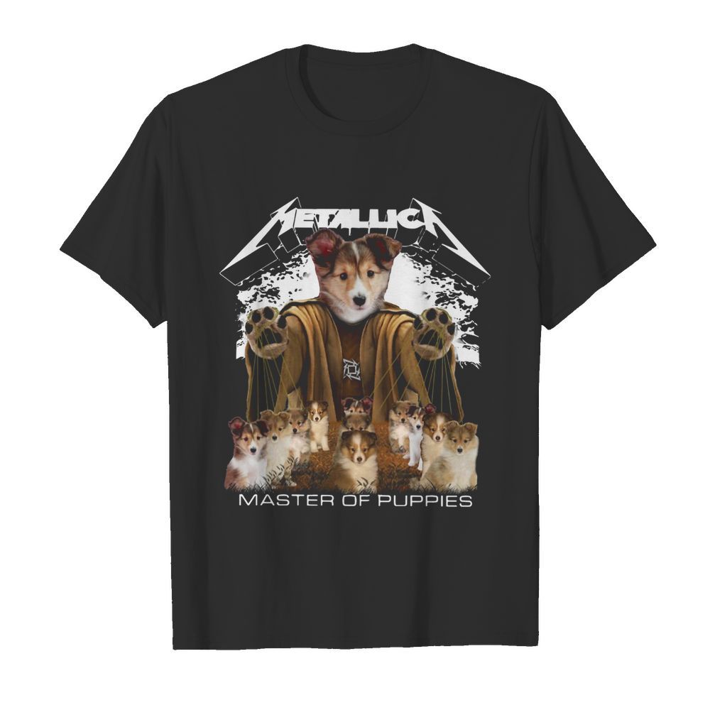 Metallic Shetland Sheepdog Master of puppies shirt