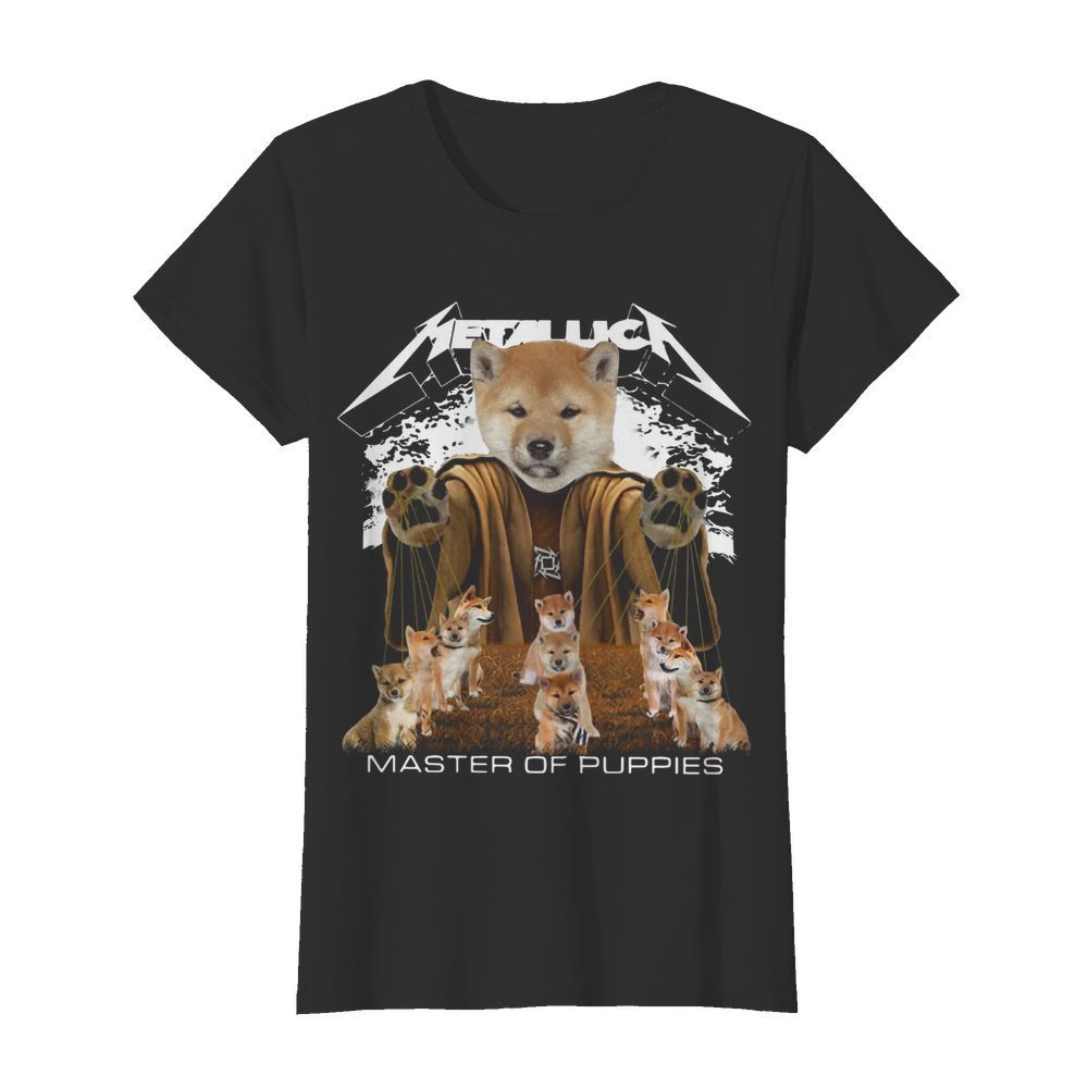 Metallic Shiba Inu Master of puppies  Classic Women's T-shirt