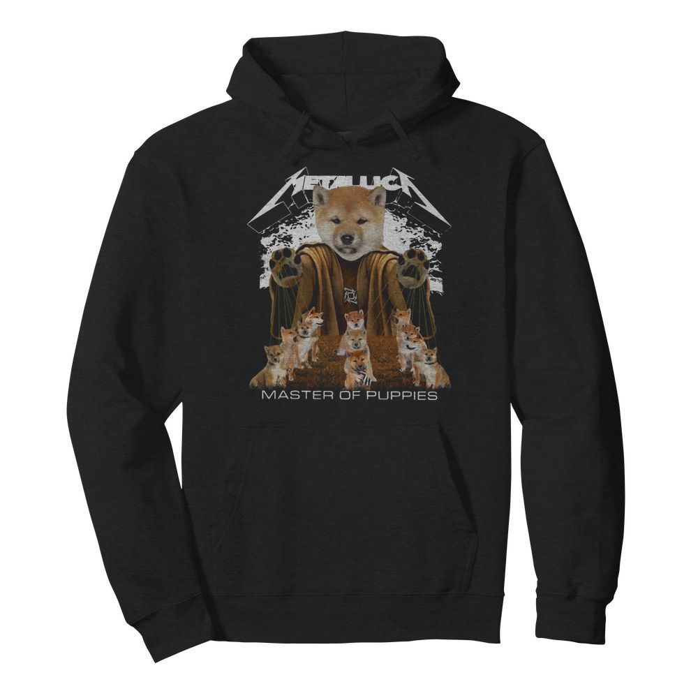 Metallic Shiba Inu Master of puppies  Unisex Hoodie