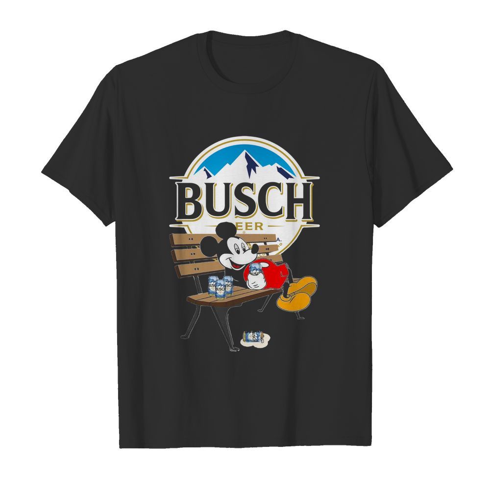 Mickey Mouse Drink Busch Beer shirt