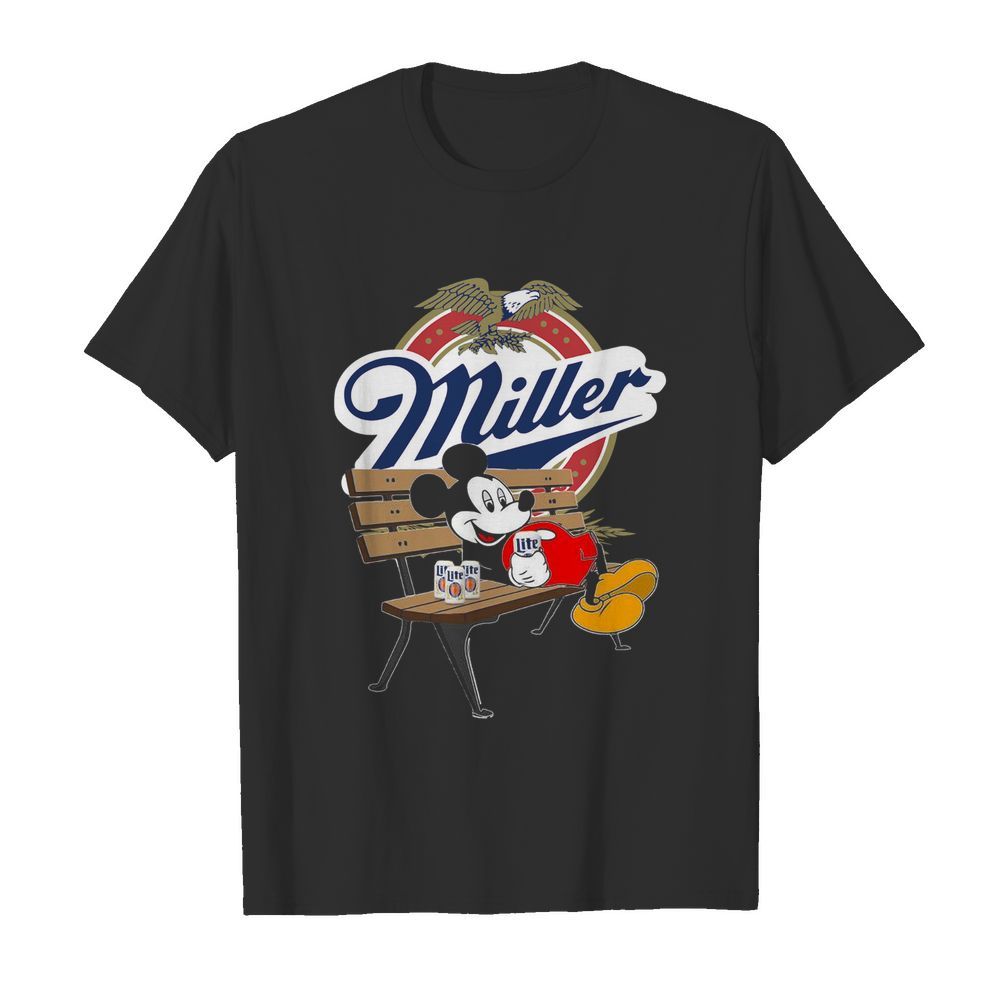 Mickey Mouse Drink Miller Beer shirt