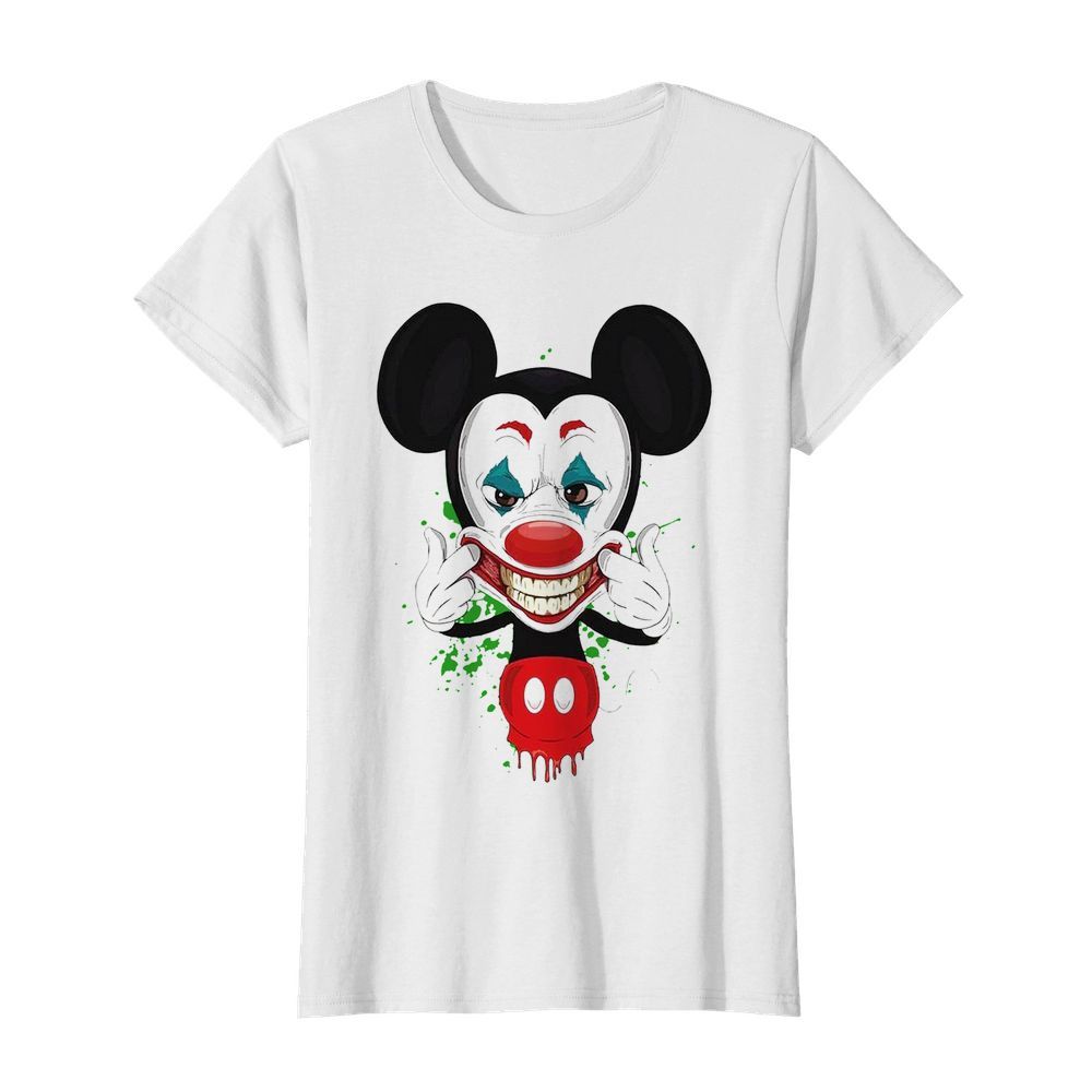 Mickey Mouse Joker Face  Classic Women's T-shirt